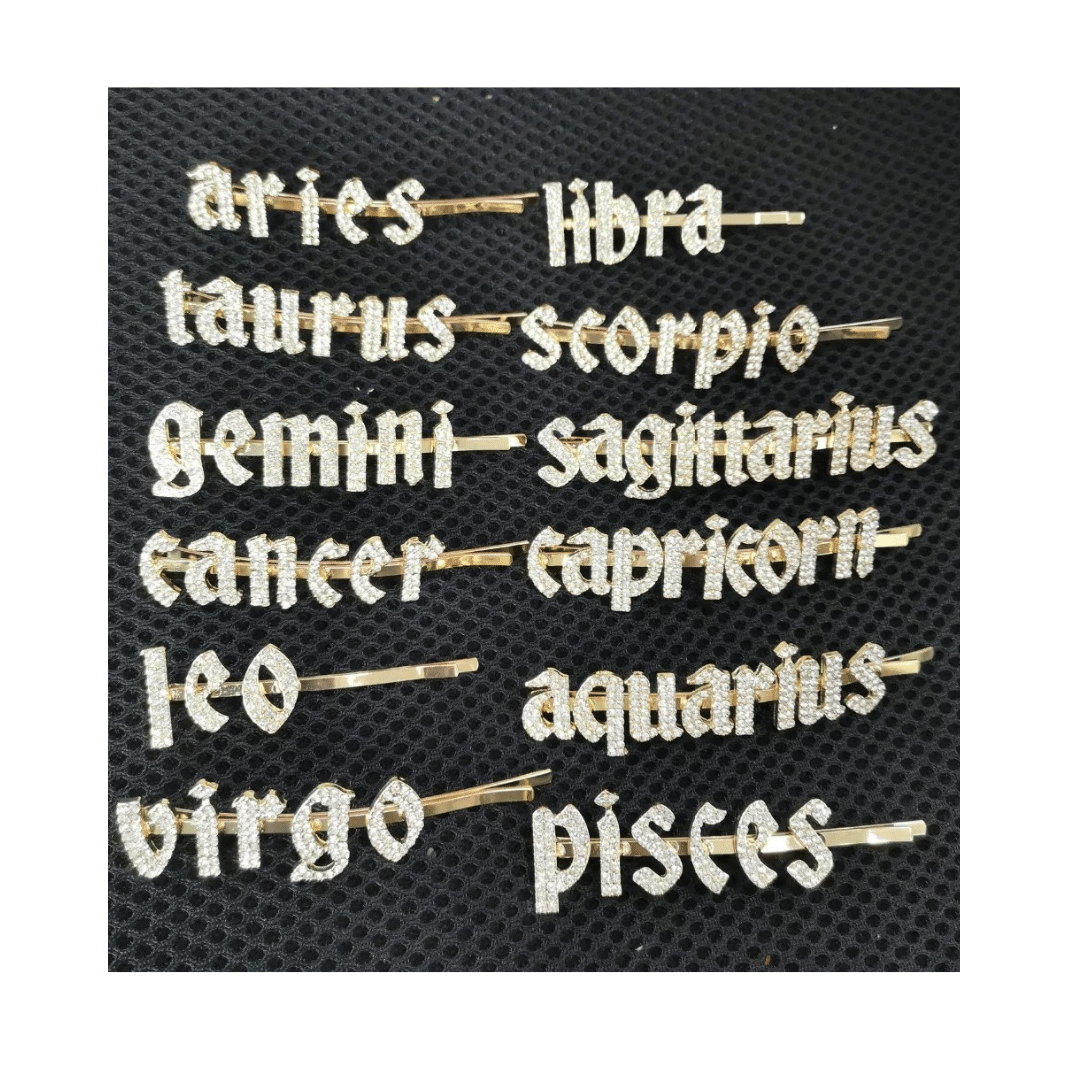 Zodiac Spring Clips Zodiac signs hair clips 60 photos - Astrologytoyou.com